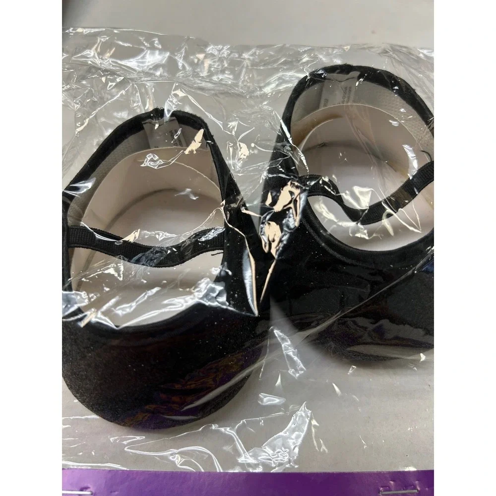Teddy Mountain Black Sparkle Shoe 16 inch Plush Bear Footwear 4110 NEW